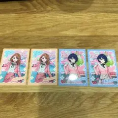 プロセカ　メロパレ　ランダム　カード　桐谷遥　花里みのり　4枚セット