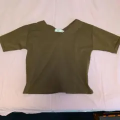Couture brooch ブラウンオフショルダーTシャツ 38sizeのサムネイル