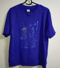 graniph 刺繍デザイン Tシャツ パープルのサムネイル