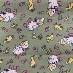 レア 希少 USAコットン アントグレース 30'sフィードサック復刻 あひる柄