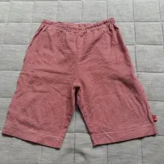 ファミリア赤と白のストライプ 半ズボン