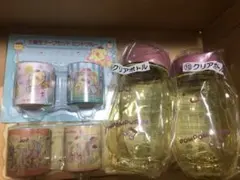 サンリオ当たりくじ　クリアボトル、養生テープセット