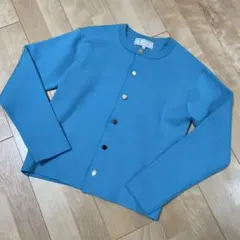 ロペピクニック　ミラノリブカーディガン　金ボタン