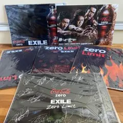 コカ・コーラzero EXILE クリアファイル・バンダナ・ポスター