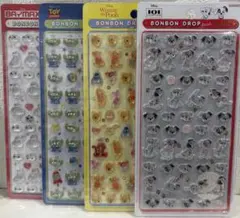 正規品】ボンボンドロップシール　ディズニー　ミニ　4点セット