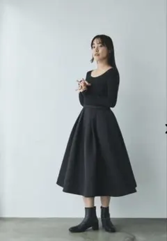 オローネ ノースリーブ ロングワンピース ブラック - メルカリ
