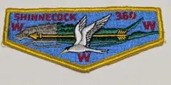 ボーイスカウト OA シンネコック ロッジ 360 フラップパッチ WWW