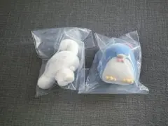 サンリオキャラクターズ ふわふわフロッキードール2 シナモロール　タキシードサム