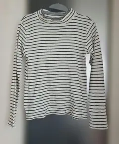 GU ストライプ 長袖カットソー