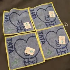 BT21 TATA ミニタオル 4枚セット