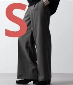 CLELソフトウールシミラーギャバジンストレートパンツ