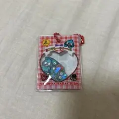 サンリオ　シャカシャカフレークシール風チャーム　ハンギョドン キーホルダー
