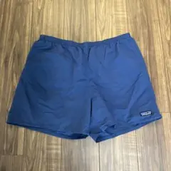 90s パタゴニア サンフェード ネイビー バギーズショーツ L リバー