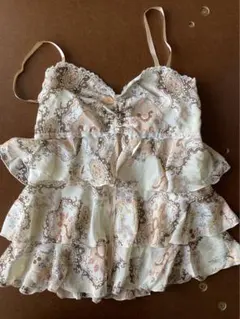 キャミソール　ペイズリー