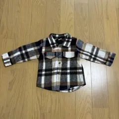 SHEIN チェック柄 長袖シャツ 86 90