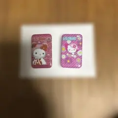 サンリオ　ハローキティ　缶バッジ　いちご新聞