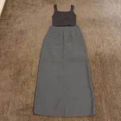 SNIDEL リブニットタンクトップ ロングスカート セットアップ サイズ0
