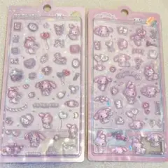 正規品　マイメロ　立体シール　2枚セット