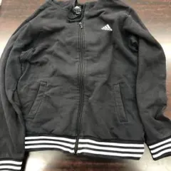 adidas ジップアップジャケット M 黒
