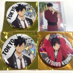 ハイキュー!! ウィーク 缶バッジ クリアカード 黒尾鉄朗