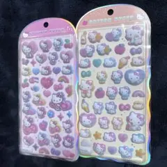 サンリオ　コットンパフィーシール　コットンパフィ　キティ　2枚セット