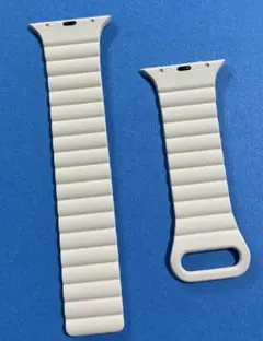 アップルウォッチSE対応バンド　ベージュマグネットタイプ