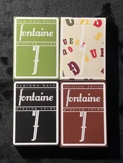 fontaine 5000s トランプ　3セット fontaine 1000個限定レアデック 3種セット 5000s トランプ | Shop at