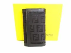 FENDI ブラックキーケース FFロゴ