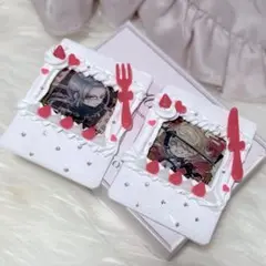 B8 硬質ケース ホイップケーキ（赤） セット
