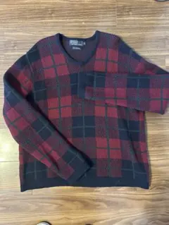 Polo by Ralph Lauren チェック柄ニットセーター