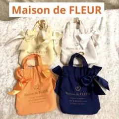 Maison de FLEUR メゾン ド フルール ダブルリボンギャザートート