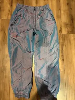 00s y2k ギミックナイロンパンツ ワイドストレート テックグレー tech 00s y2k ギミックナイロンパンツ ワイドストレート テックグレー tech