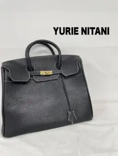 YURIE NITANI ハンドバッグ A4収納　ブラックのサムネイル