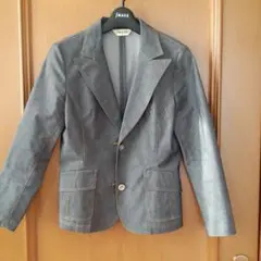 デニム風素材　ジャケット　Mサイズ