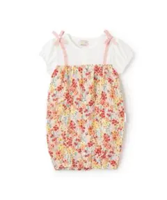 petit main 花柄ロンパース　美品