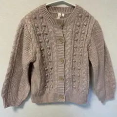 Samansa Mos2 Lagom ピンク ニットカーディガン XL