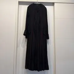 ブラックストライプマキシワンピース Sサイズ