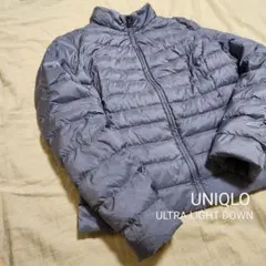 UNIQLO ウルトラライトダウンジャケット レディース くすみブルー Ｍ