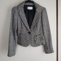 エムプルミエ　ツイードショートジャケット　34