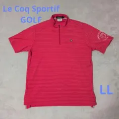 【美品】Le Coq Sportif GOLF 半袖モックシャツ メンズＬＬのサムネイル