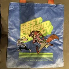 【美品】ズートピア Zootopiaトートバッグ