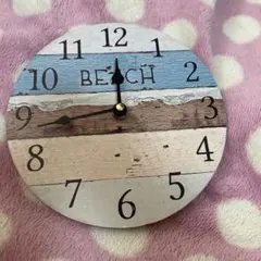 ビーチデザイン 掛時計 直径20cm