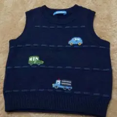 美品 familiar ファミリア セーター ベスト 100