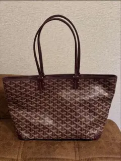 美品 バーガンディ ボルドー系 トートバッグ PMサイズ