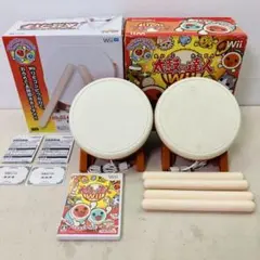 動作確認済 Wii WiiUタタコン 太鼓の達人 2個セット ソフト付き む12