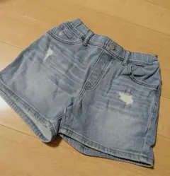 UNIQLO キッズ ハーフパンツ 130サイズ デニム