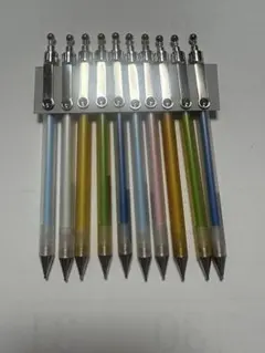 新品カラフルでかわいいコンパクトサイズのミニシャープペン 10本セット