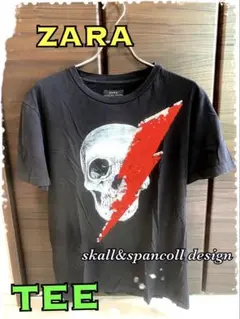 ♦️希少♦️ZARA Tシャツ　総柄　夏　プリントT ストリート系