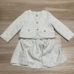 H&M フォーマルドレスセット 104cm ホワイト