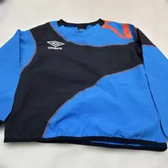 130 UMBRO アンブロ ピステ トップス ブルー ブラック